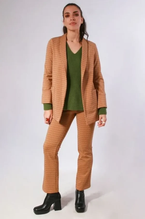 Lopezientos Americana Desestructurada Mujer Parole Italy ⋆ Naranja,Verde Discount