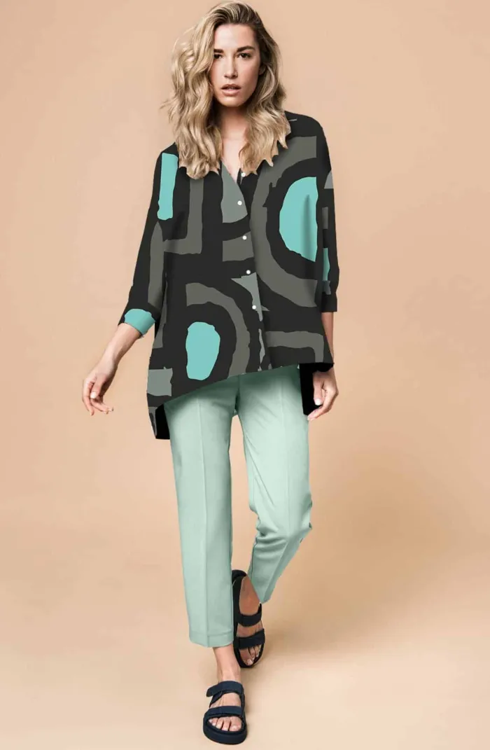 camisa_mujer_kimono_con_m_0.webp Lopezientos Camisa mujer kimono con manga 3/4 estampada Joya ⋆ Rosa,Turquesa Online