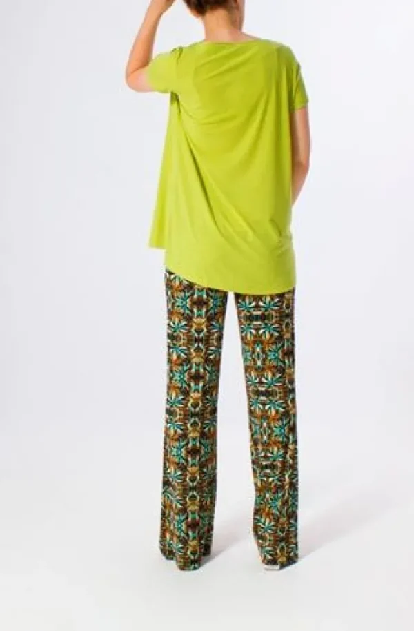 Lopezientos Camiseta mujer Parole Italy con manga corta ⋆ Amarillo,Arena,Bronze,Fucsia,Lima,Verde,Verdeagua New