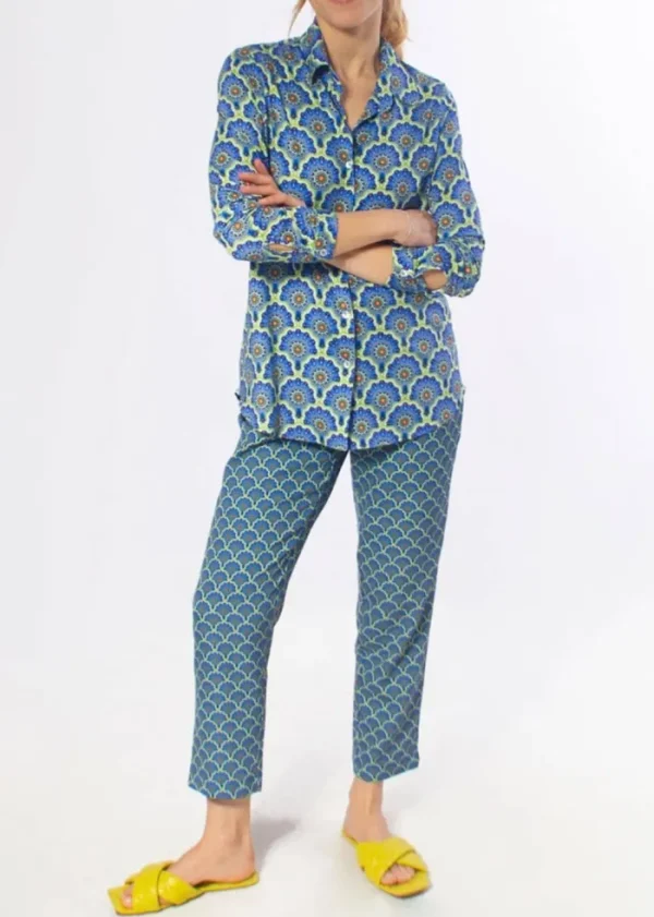 Lopezientos Pantalón mujer Parole Italy estampado mandala ⋆ AzulTinta Online