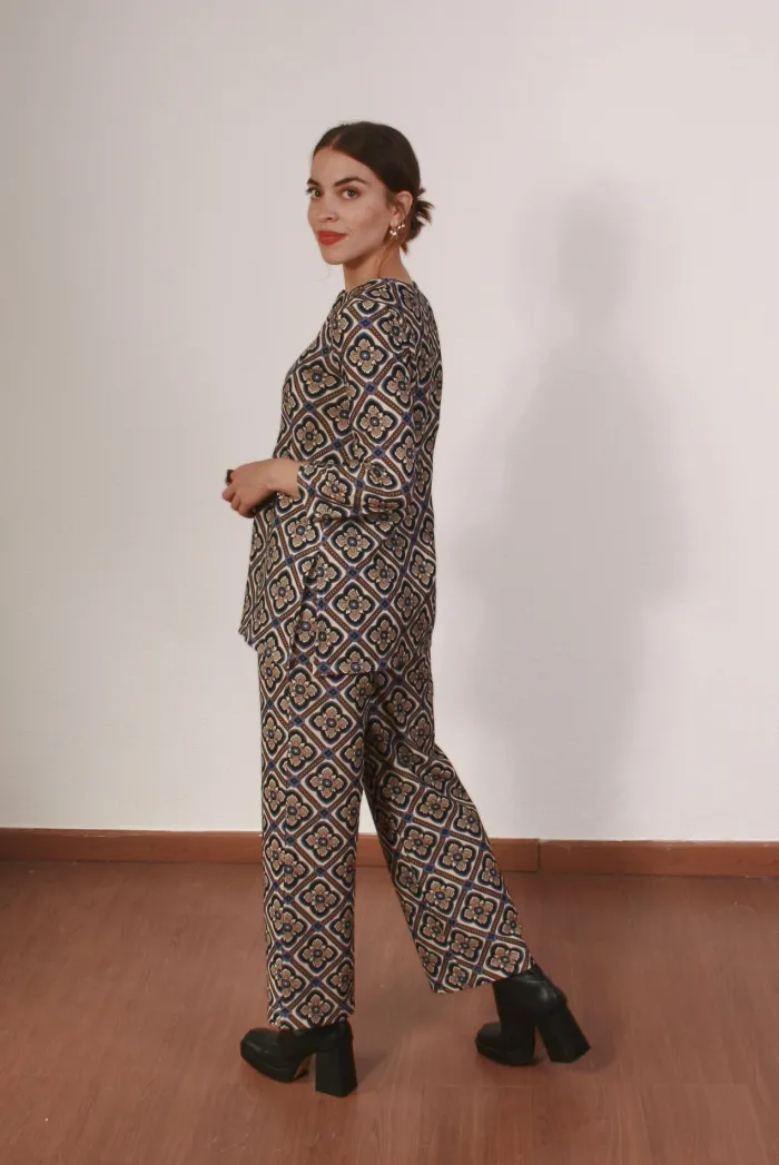 pantaln_mujer_parole_ital_0.webp Lopezientos Pantalón mujer Parole Italy estampado Indigo ⋆ Azul,Senape New