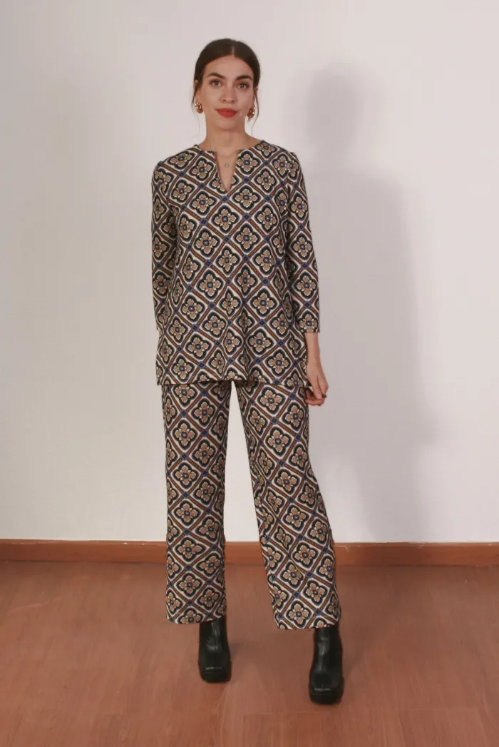 pantaln_mujer_parole_ital_1.webp Lopezientos Pantalón mujer Parole Italy estampado Indigo ⋆ Azul,Senape New