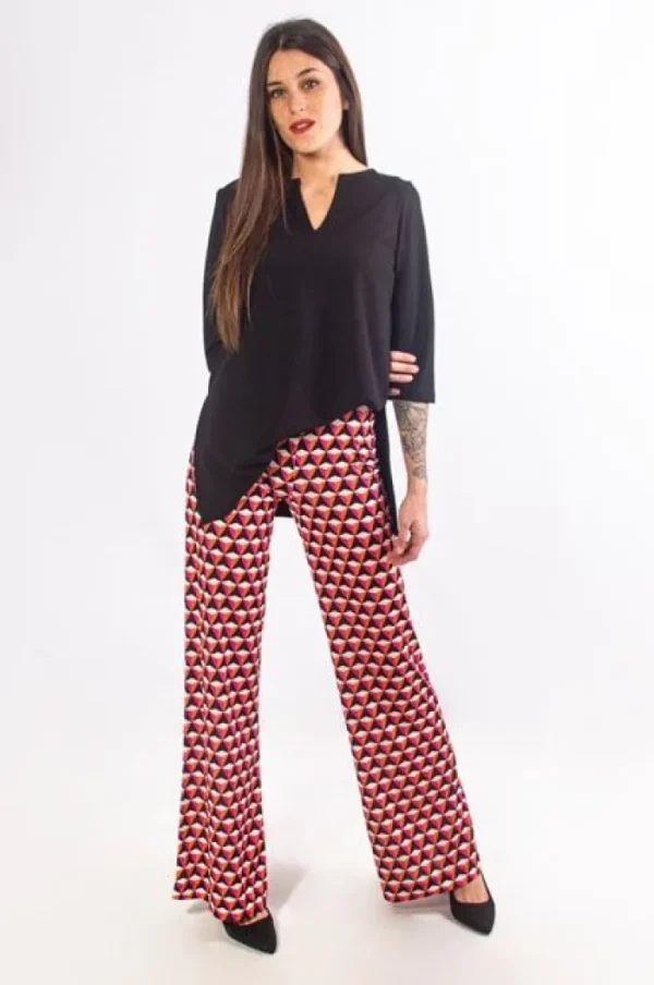 Lopezientos Top Cuello Pico ⋆ AzulTinta,Fucsia,Verde Fashion