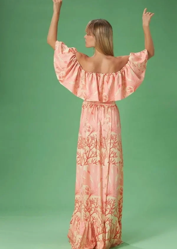 Lopezientos Vestido Coral Largo ⋆ Salmon Discount